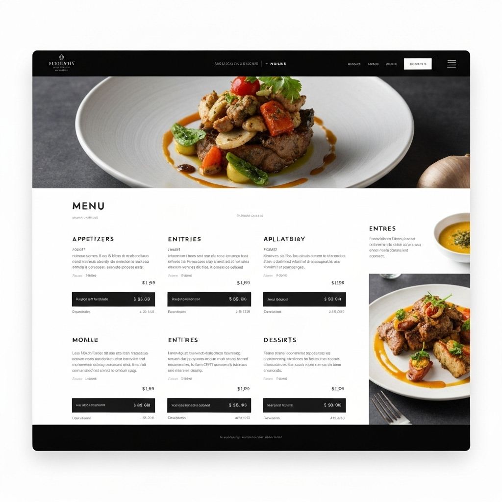 Restaurant Landing